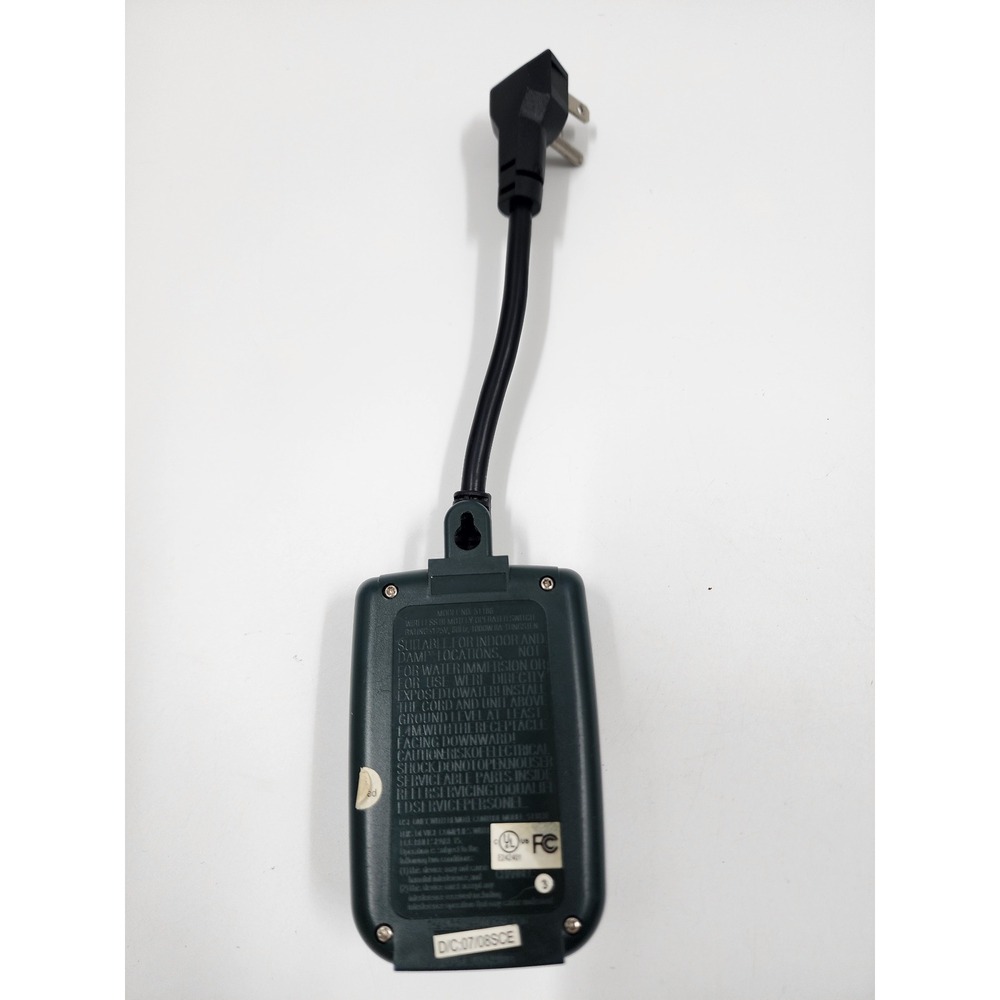 Stanley 31186 Outdoor Remote Control Outlet Receiver Black Wireless Power Switch - Picture 2 of 5